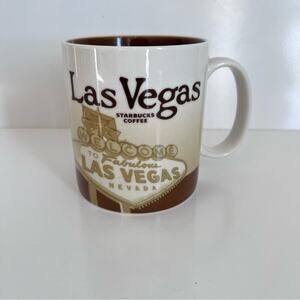 Starbucks Global Icon City Series LAS VEGAS Nevada Coffee Tea Mug Cup 16oz